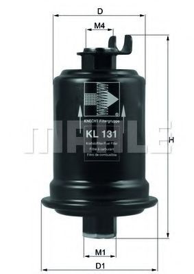 Купить KL131 Mahle Original Фильтр-отстойник топлива грубой очистки